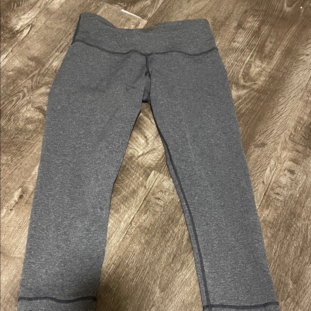 lululemon athletica Gray Cropped Performance Leggings
